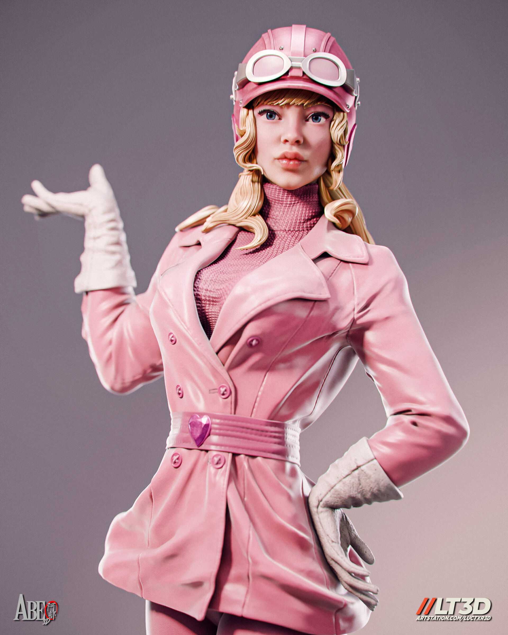 Penelope Pitstop 3D print model_6