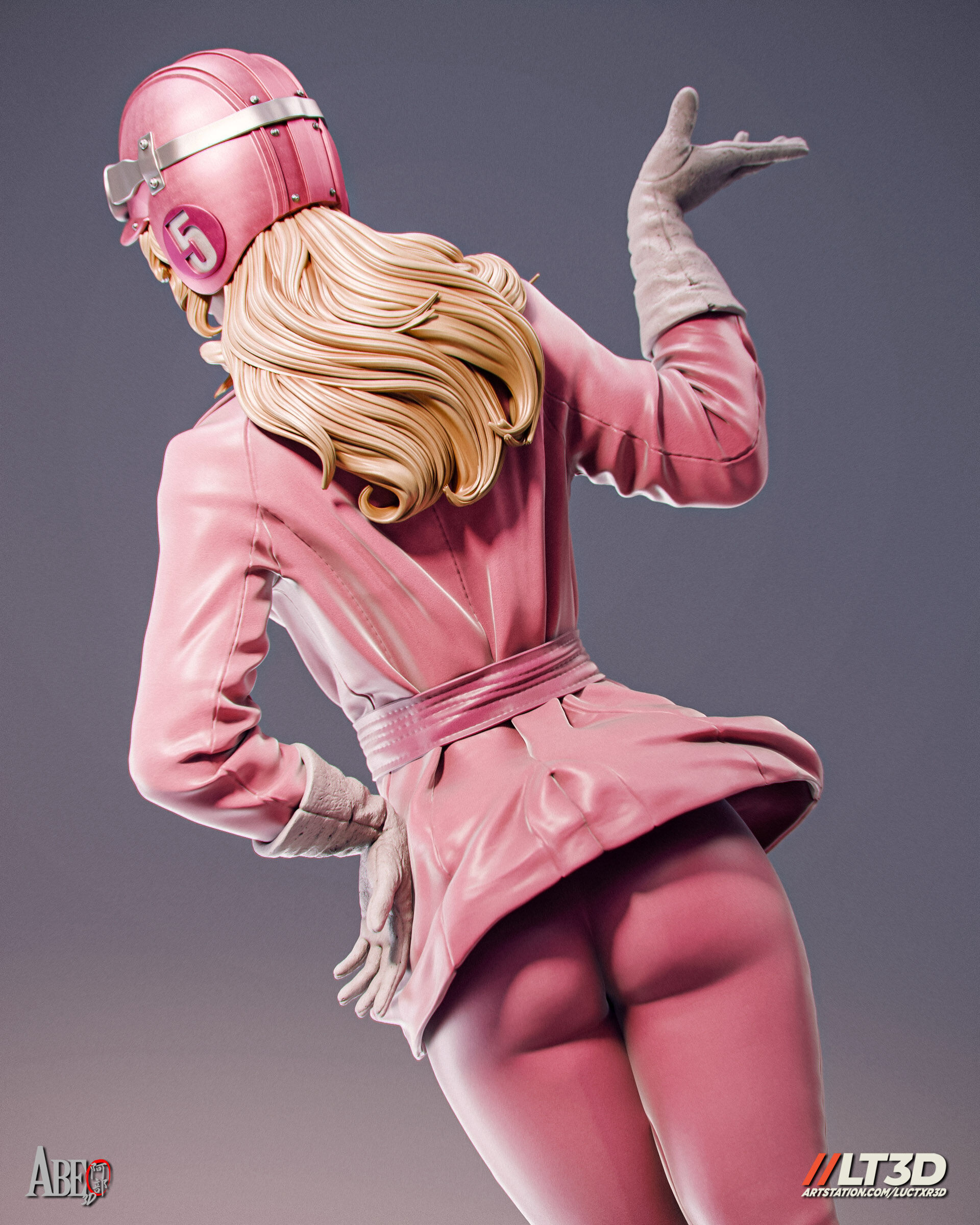 Penelope Pitstop 3D print model_18
