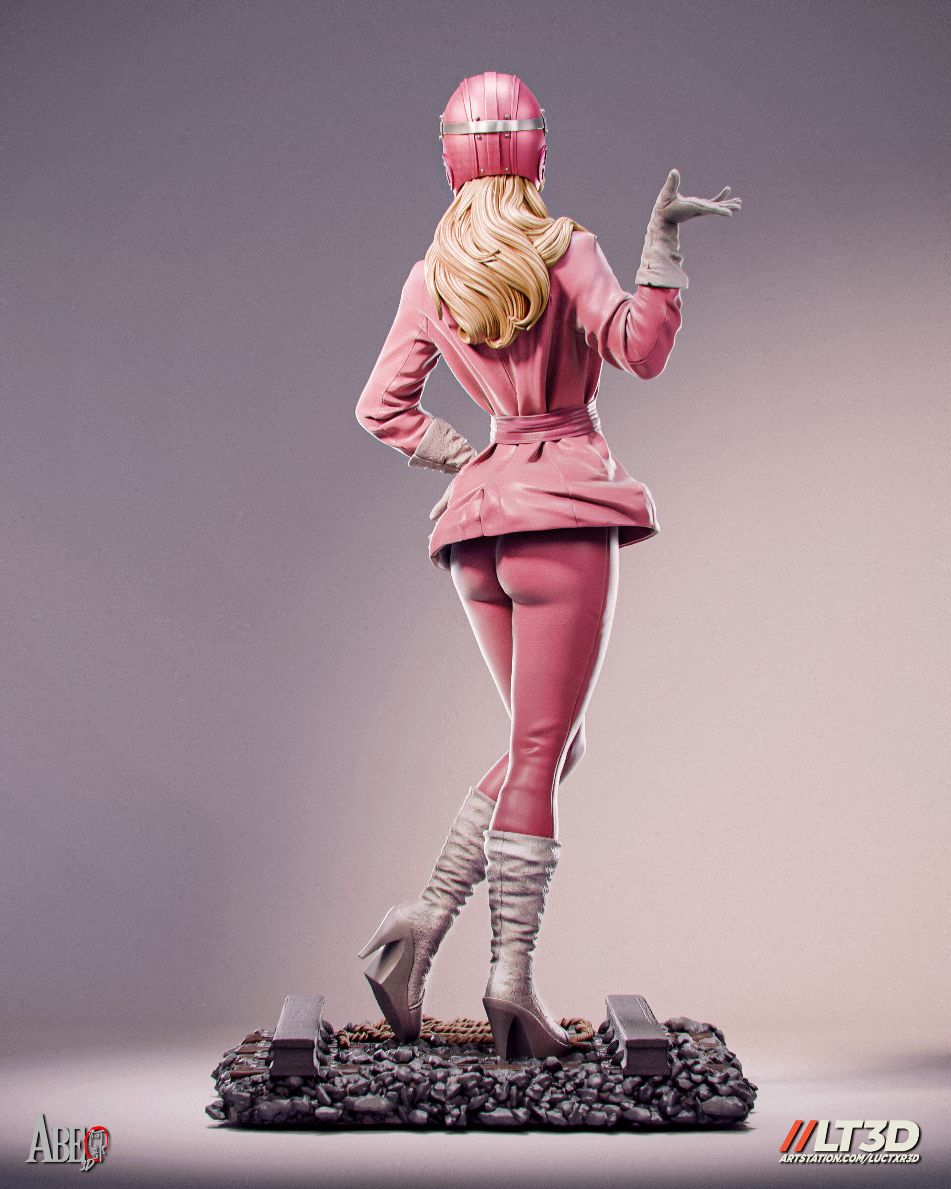 Penelope Pitstop 3D print model_3