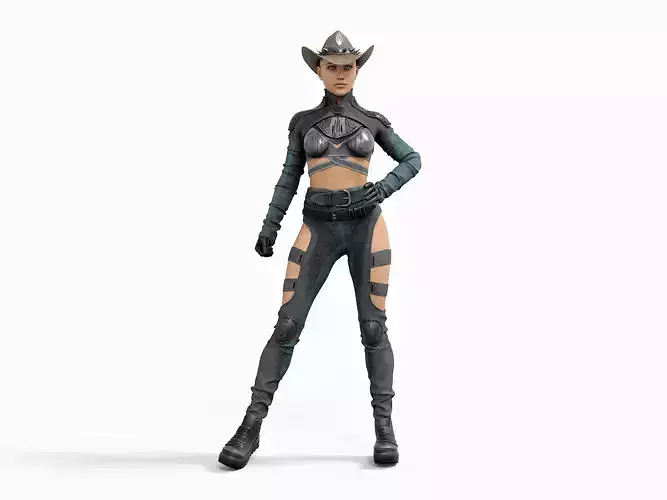 Western Sci-Fi Outfit Clothing 