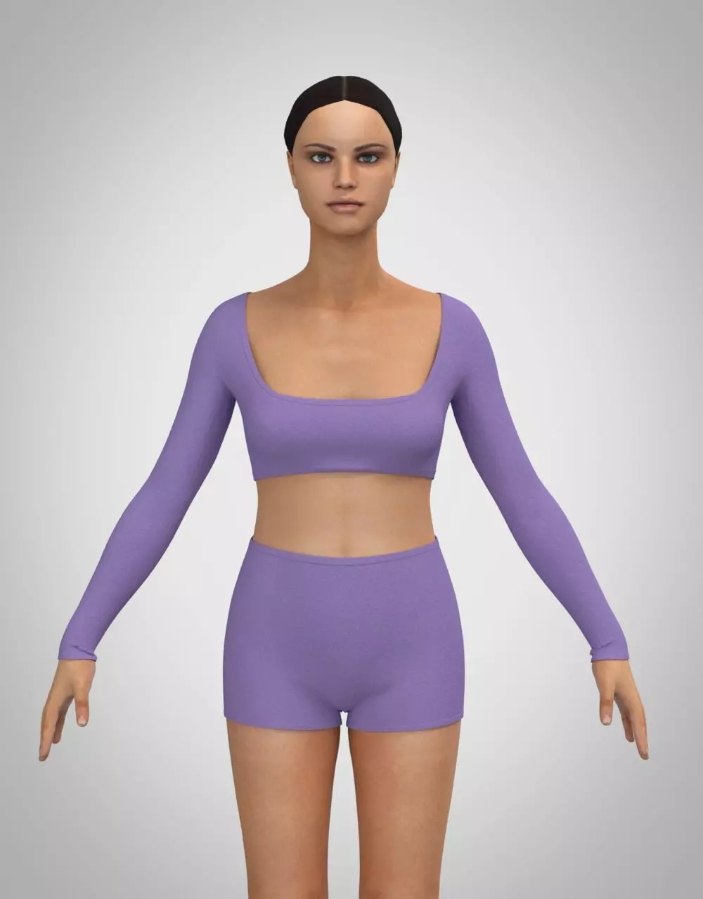 Knit suit Free 3D model