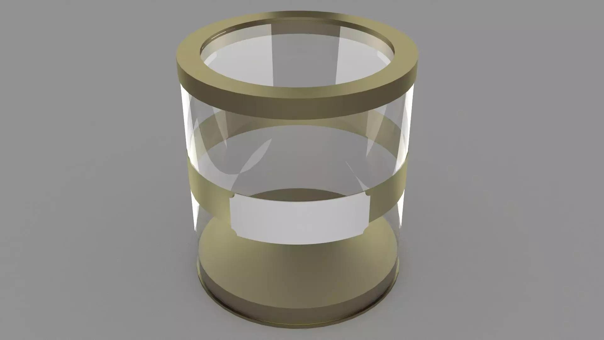 cake plastic package Low-poly 3D model_0