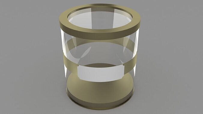cake plastic package Low-poly 3D model