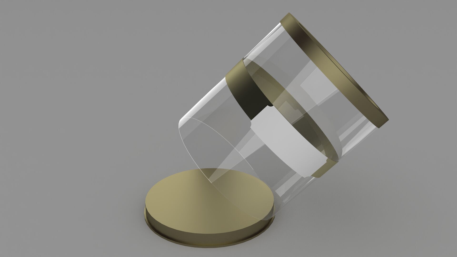 cake plastic package Low-poly 3D model_3