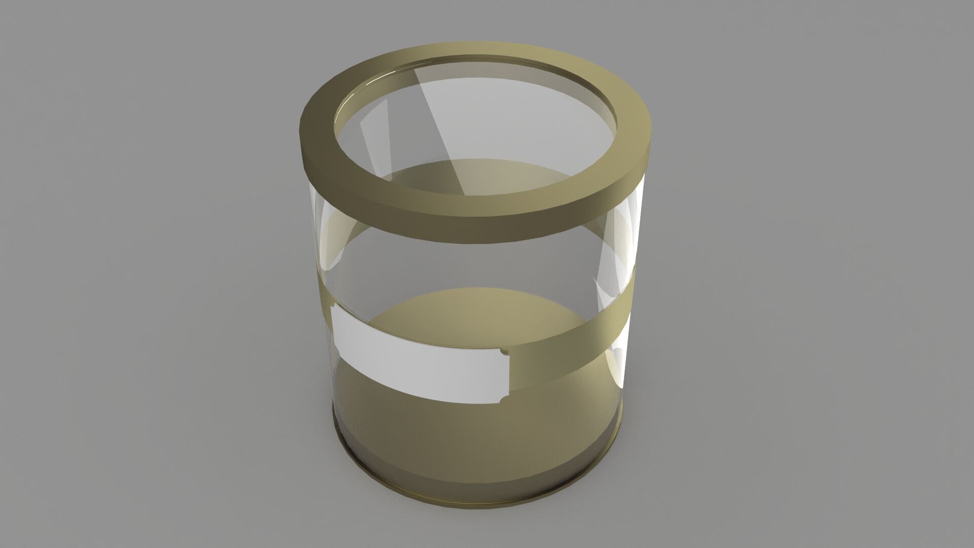 cake plastic package Low-poly 3D model_2