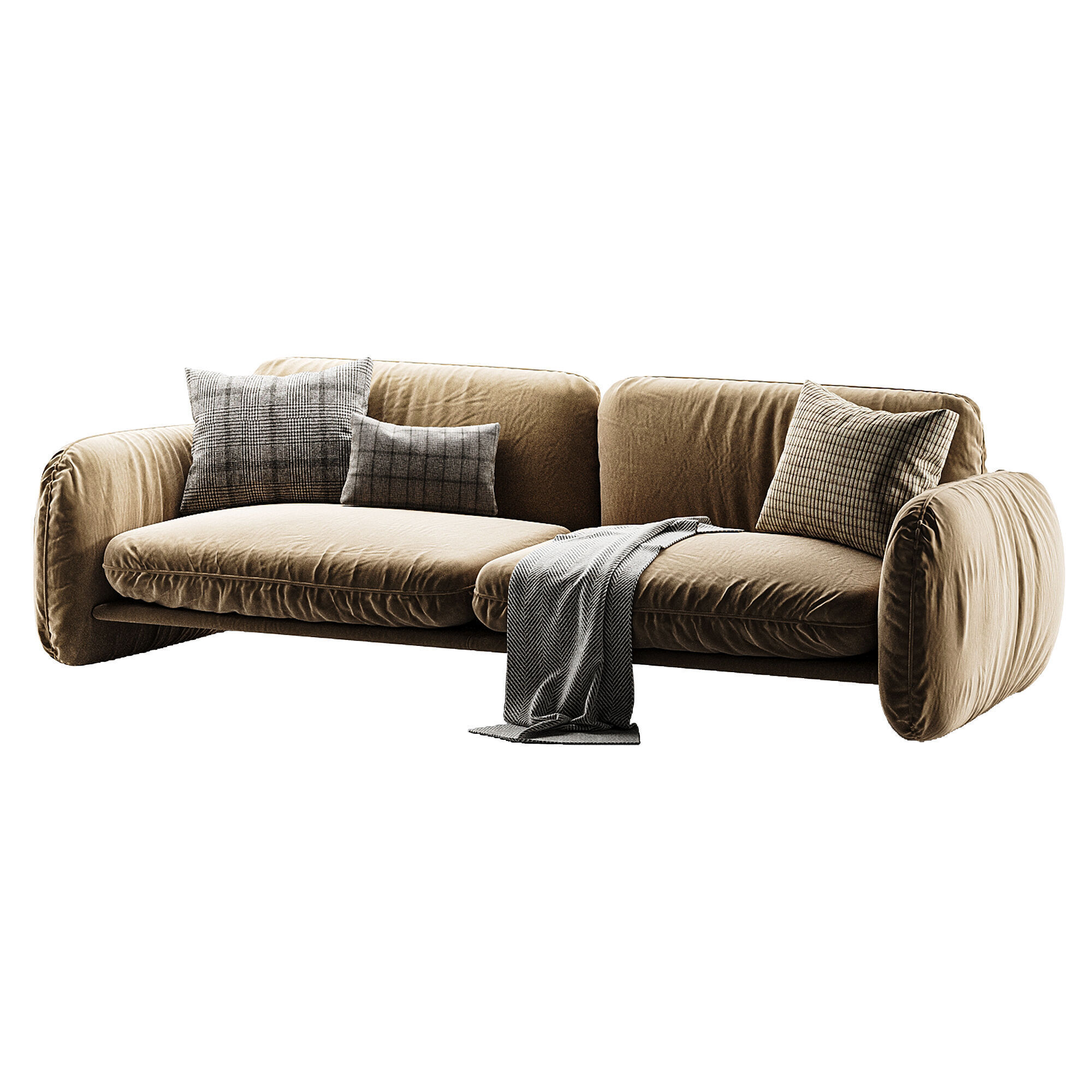BRIGITTE sofa 3D model_1