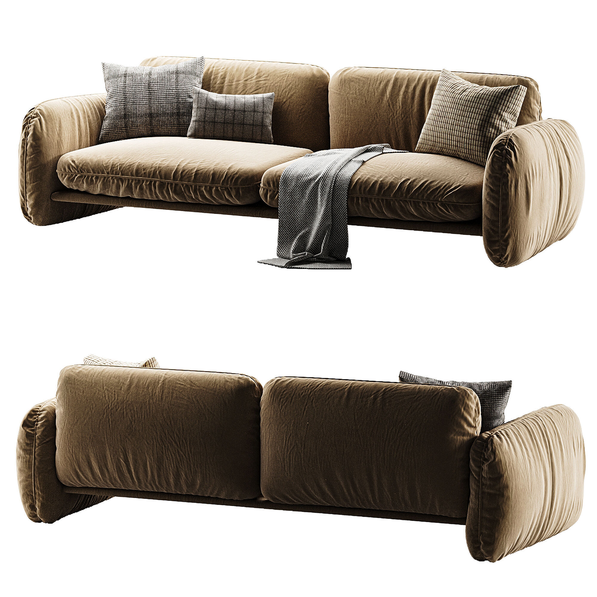 BRIGITTE sofa 3D model_3