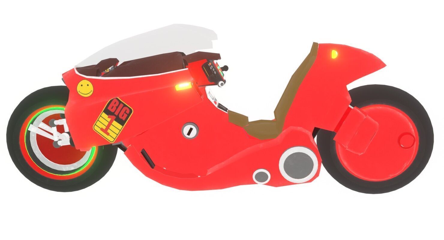 Kaneda Bike Low-poly 3D model_2