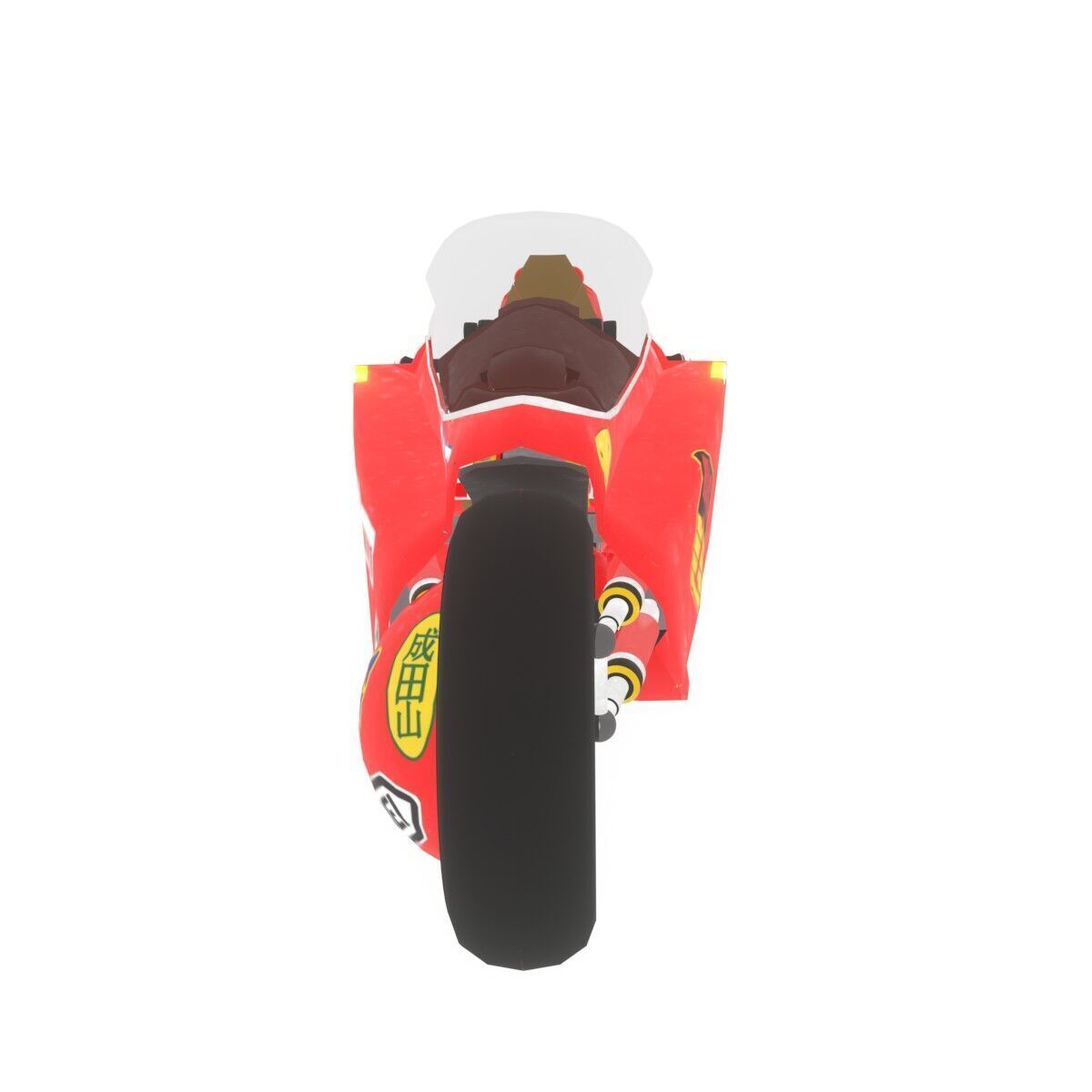 Kaneda Bike Low-poly 3D model_5