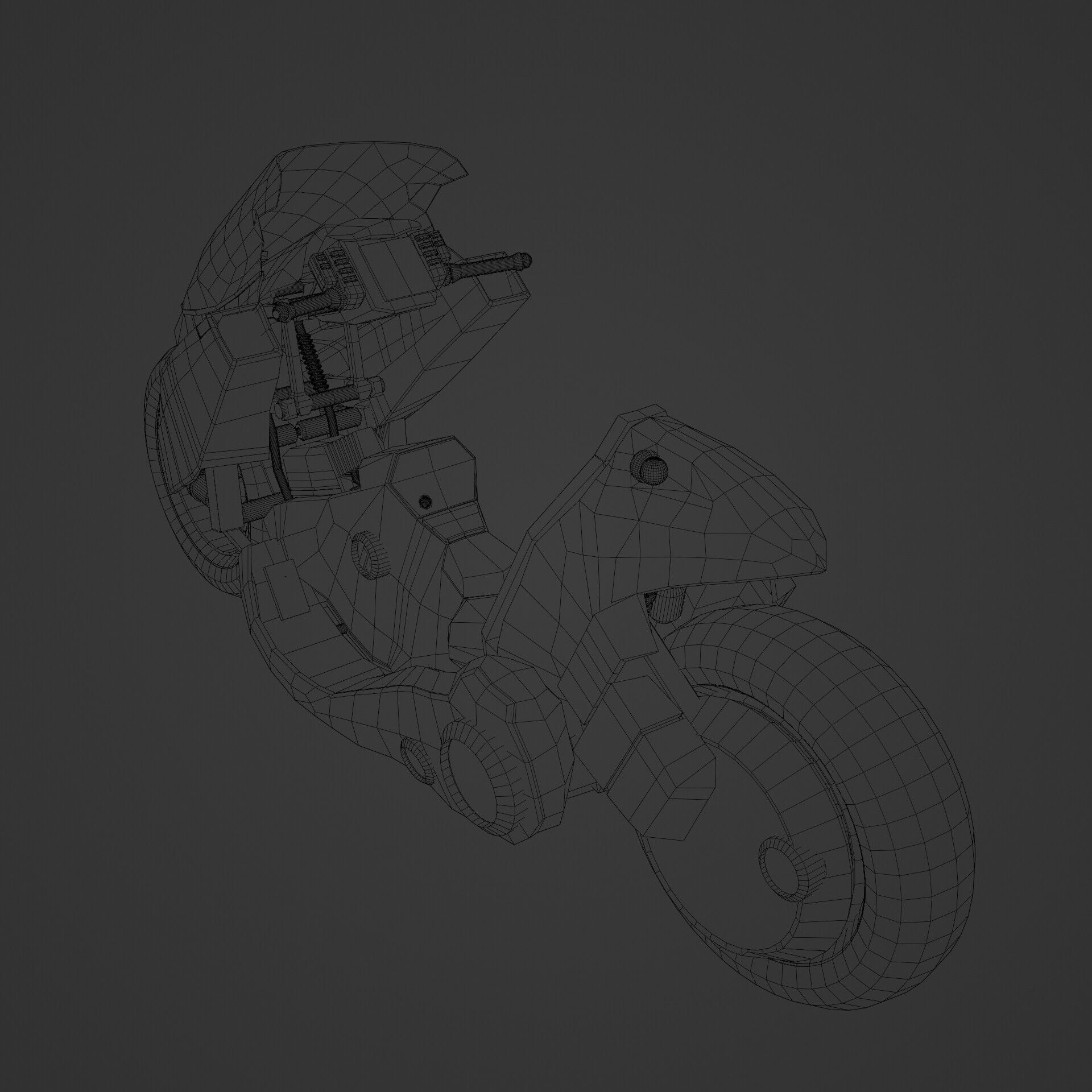 Kaneda Bike Low-poly 3D model_18