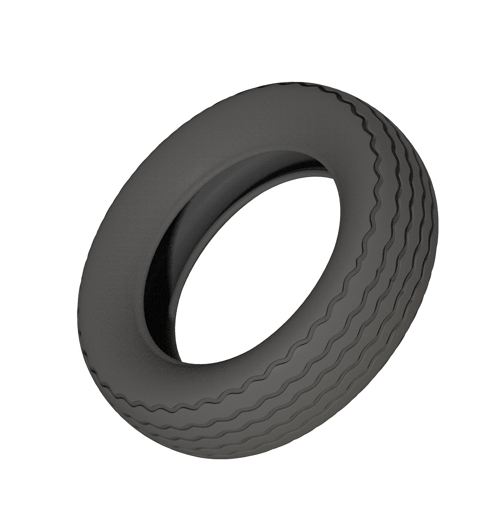 Exquisite Automotive Tyre 3D print model_1