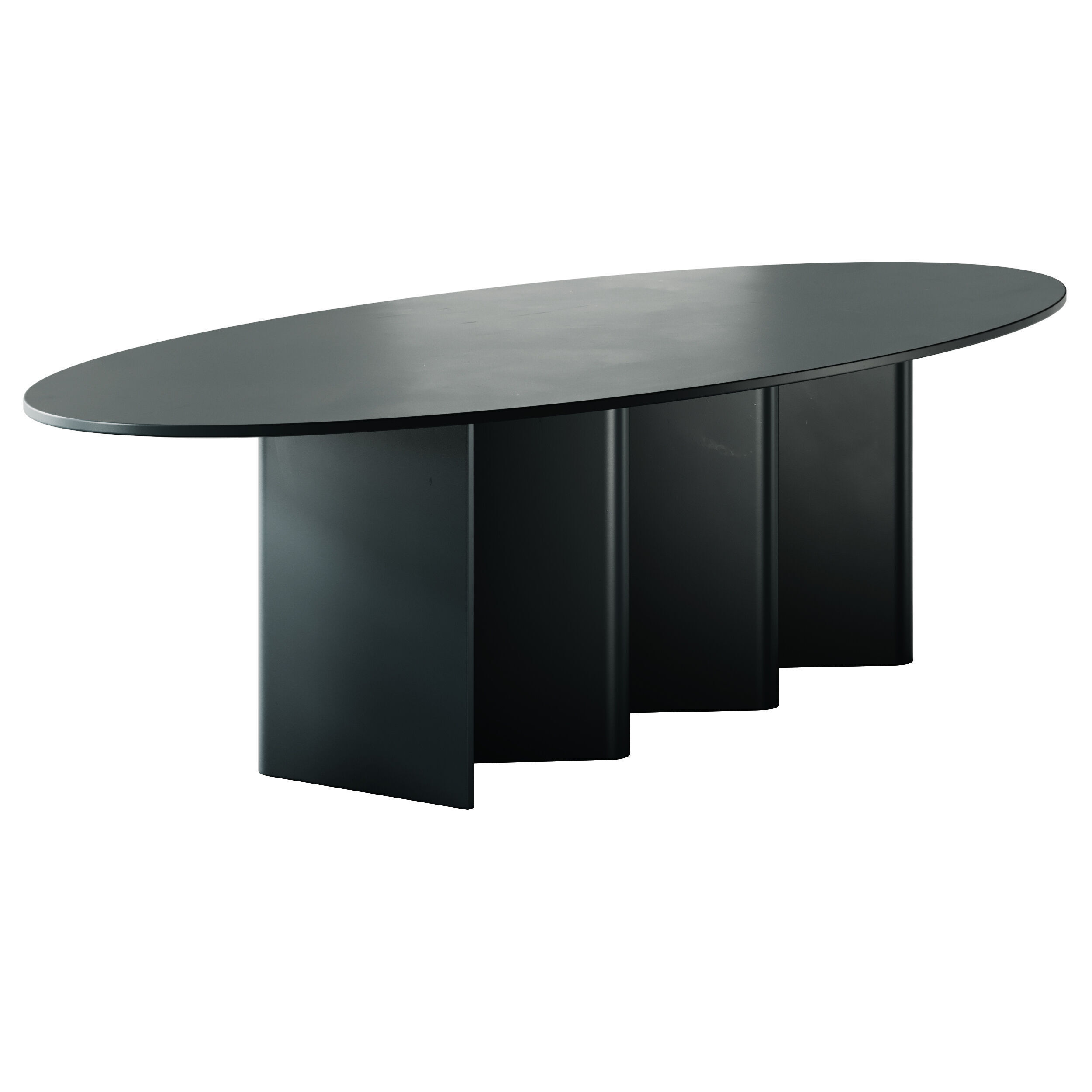Miniforms Nami Oval Dining Table 3D model_1