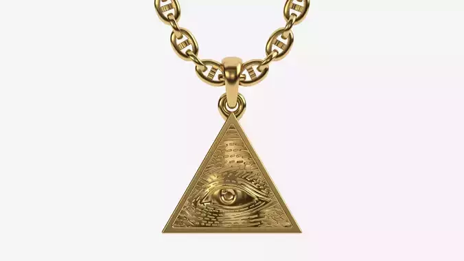 Mason eye pendant