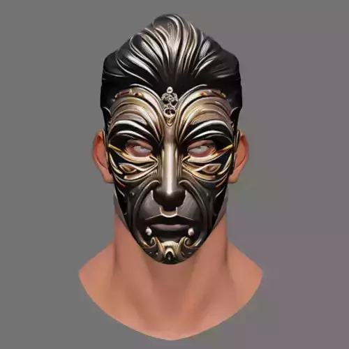 Ornate Metallic Mask