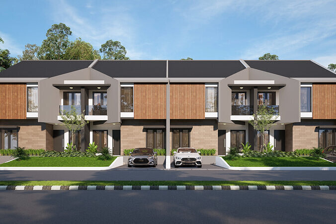 Enscape SCENE Exterior Effect Ready 3D model
