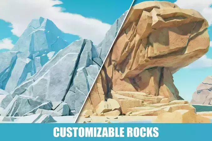 Customizable Rocks and Cliffs