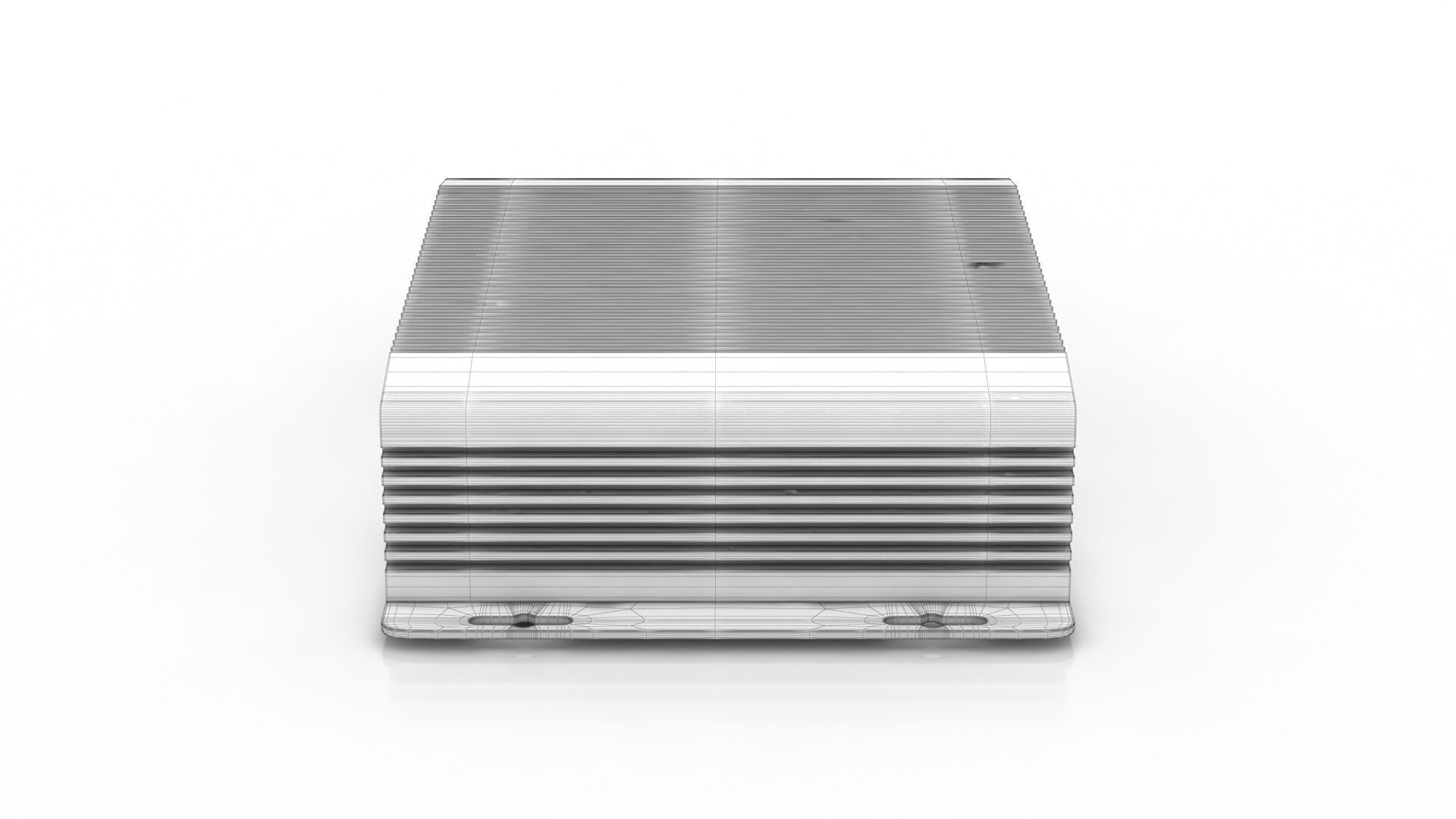 Fanless Industrial Computer  3D model_11