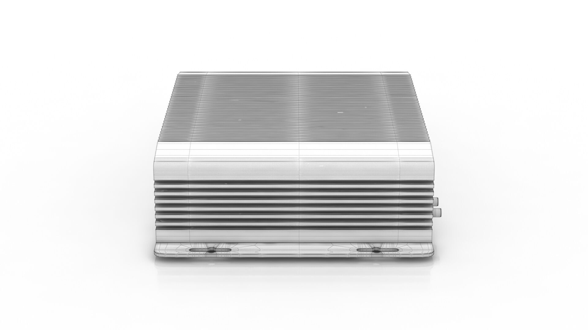 Fanless Industrial Computer  3D model_12