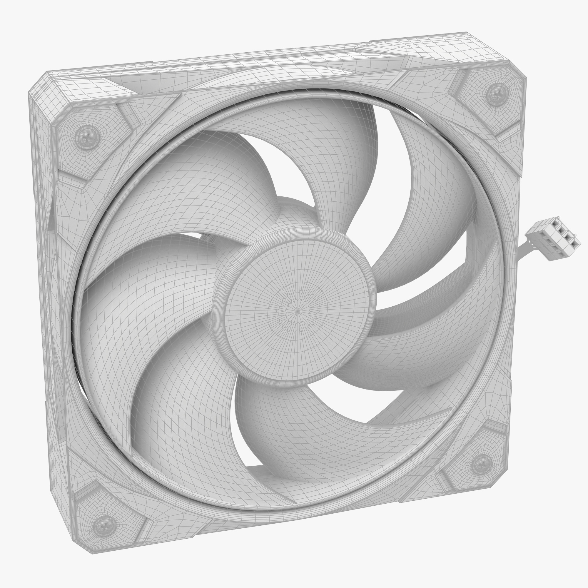 Computer Fan 3D model_11