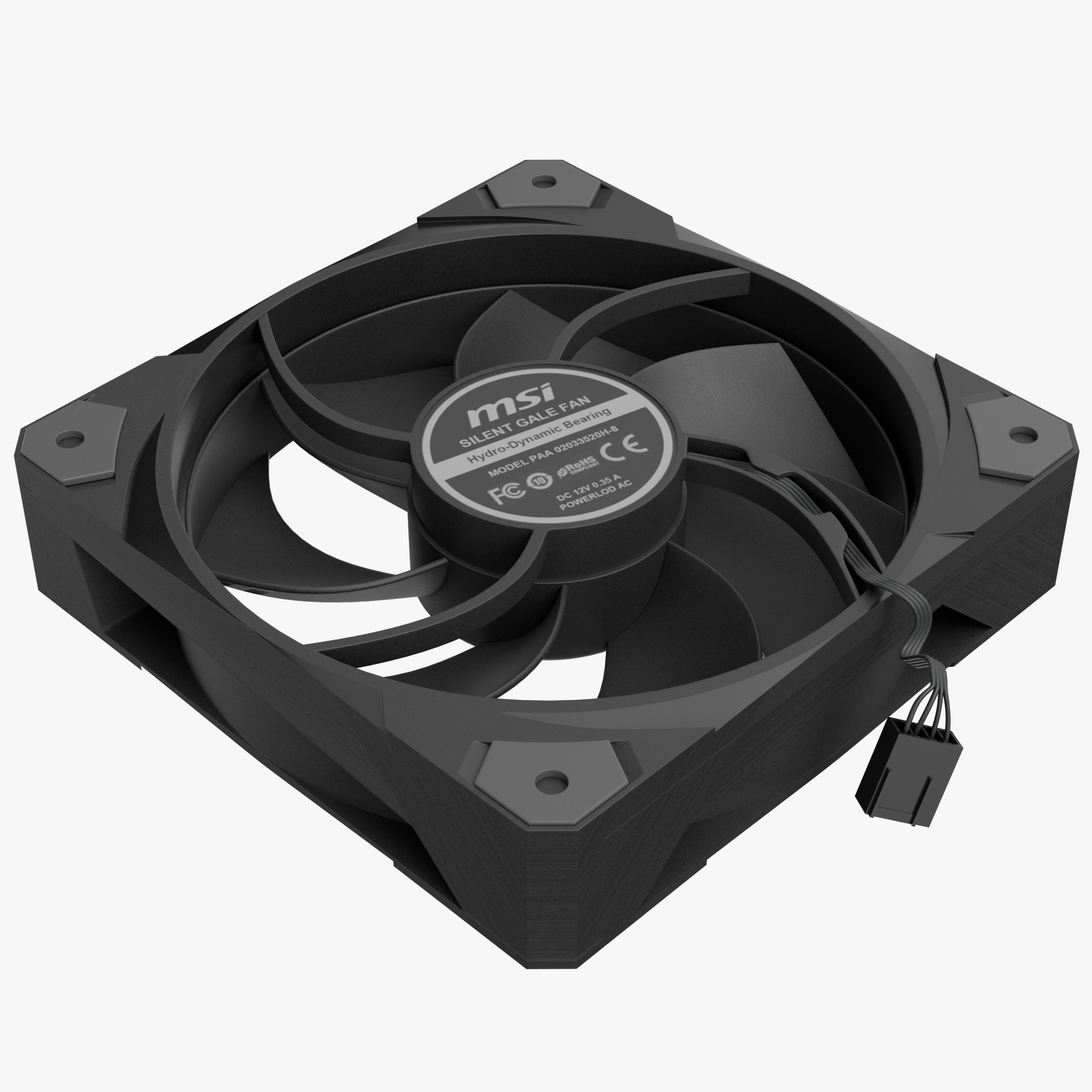 Computer Fan 3D model_2