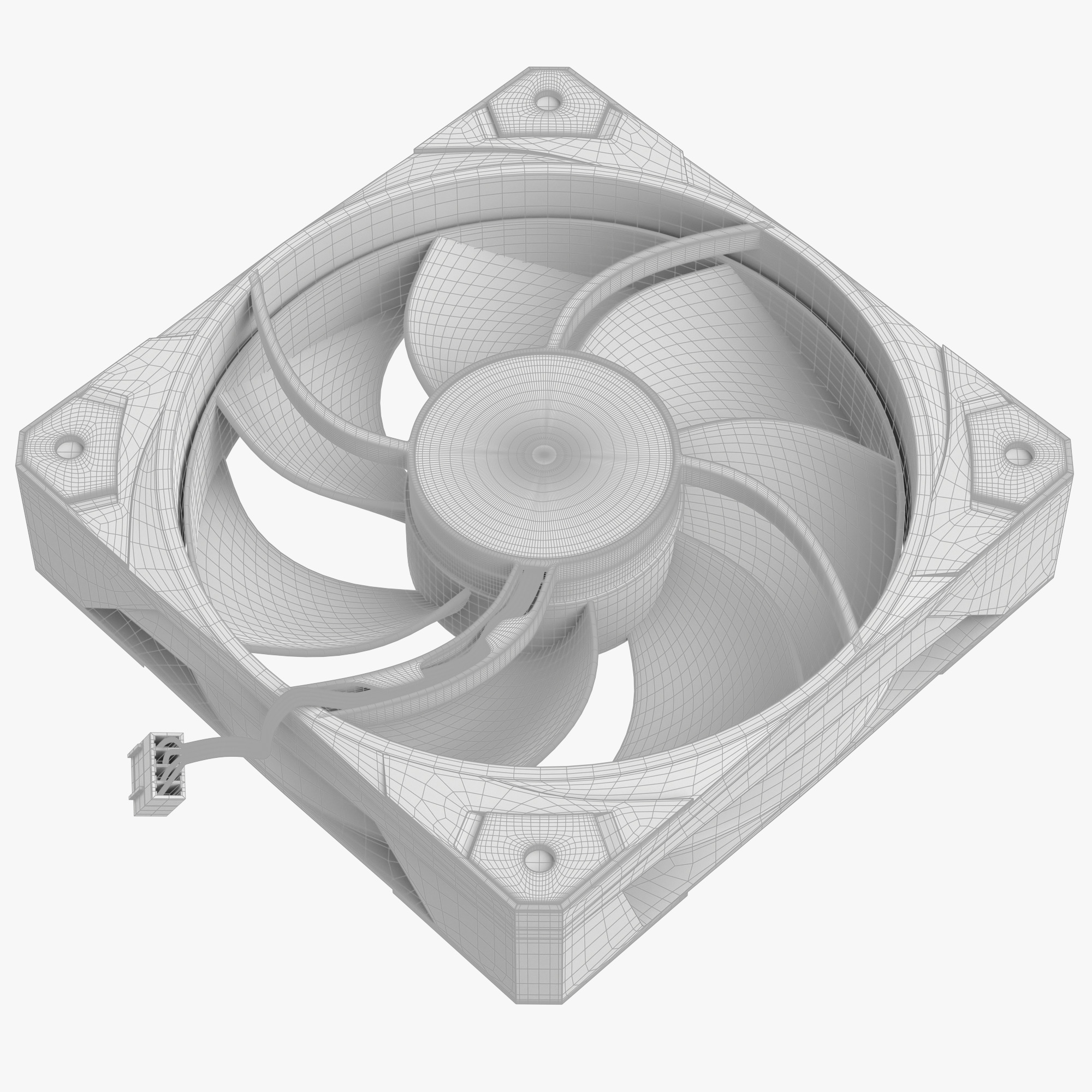 Computer Fan 3D model_10