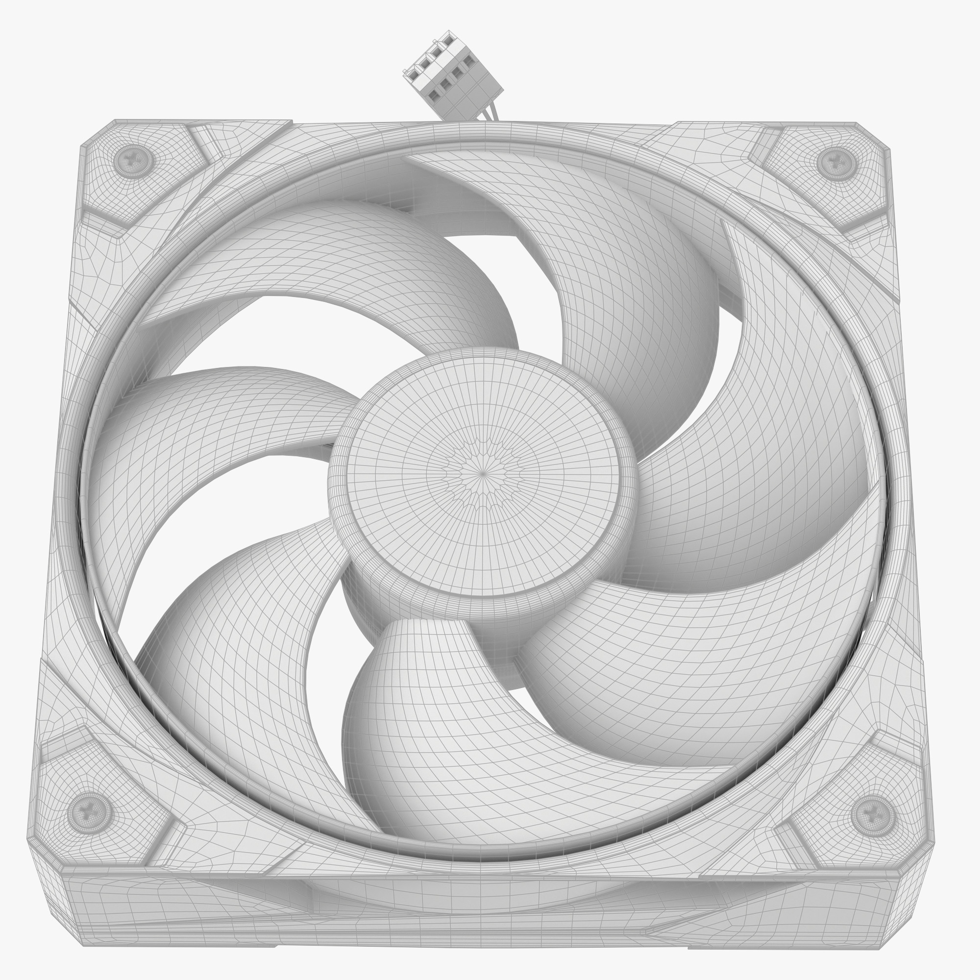 Computer Fan 3D model_9