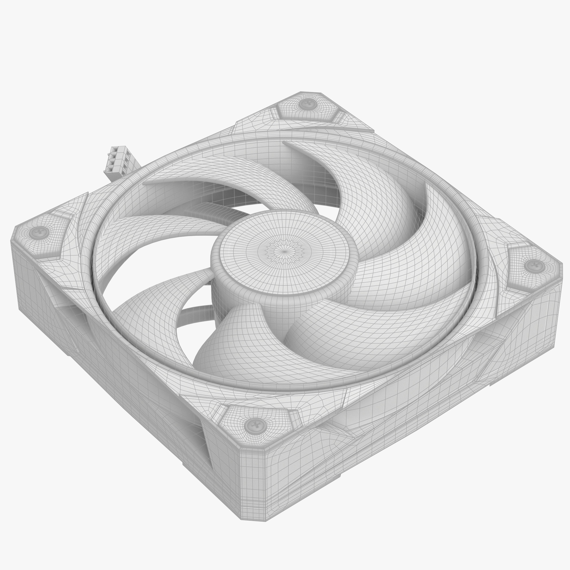 Computer Fan 3D model_8