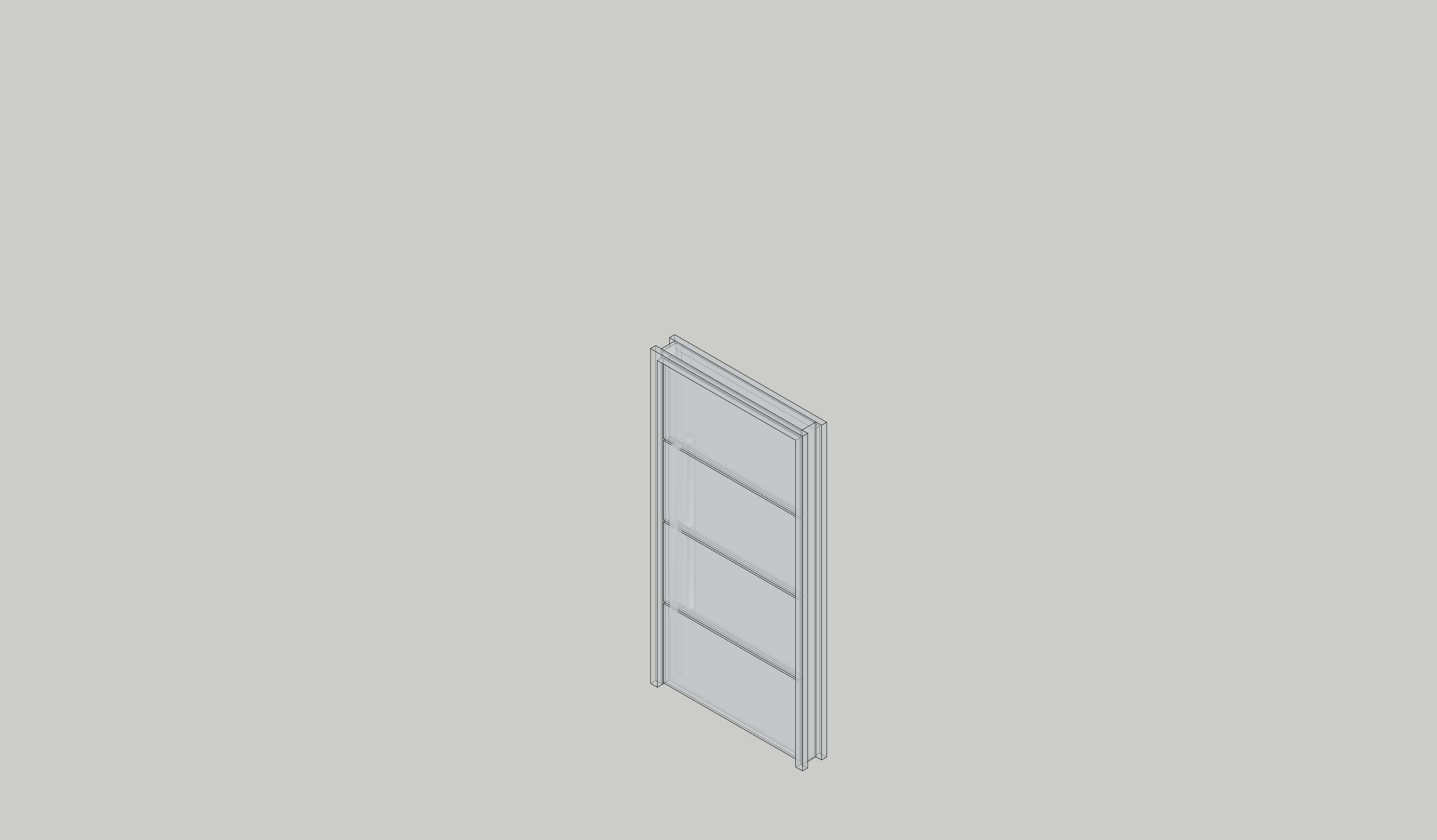 Minimalist Low-Poly Door Perfect for Game VR Environments Door 1 Low-poly 3D model_4