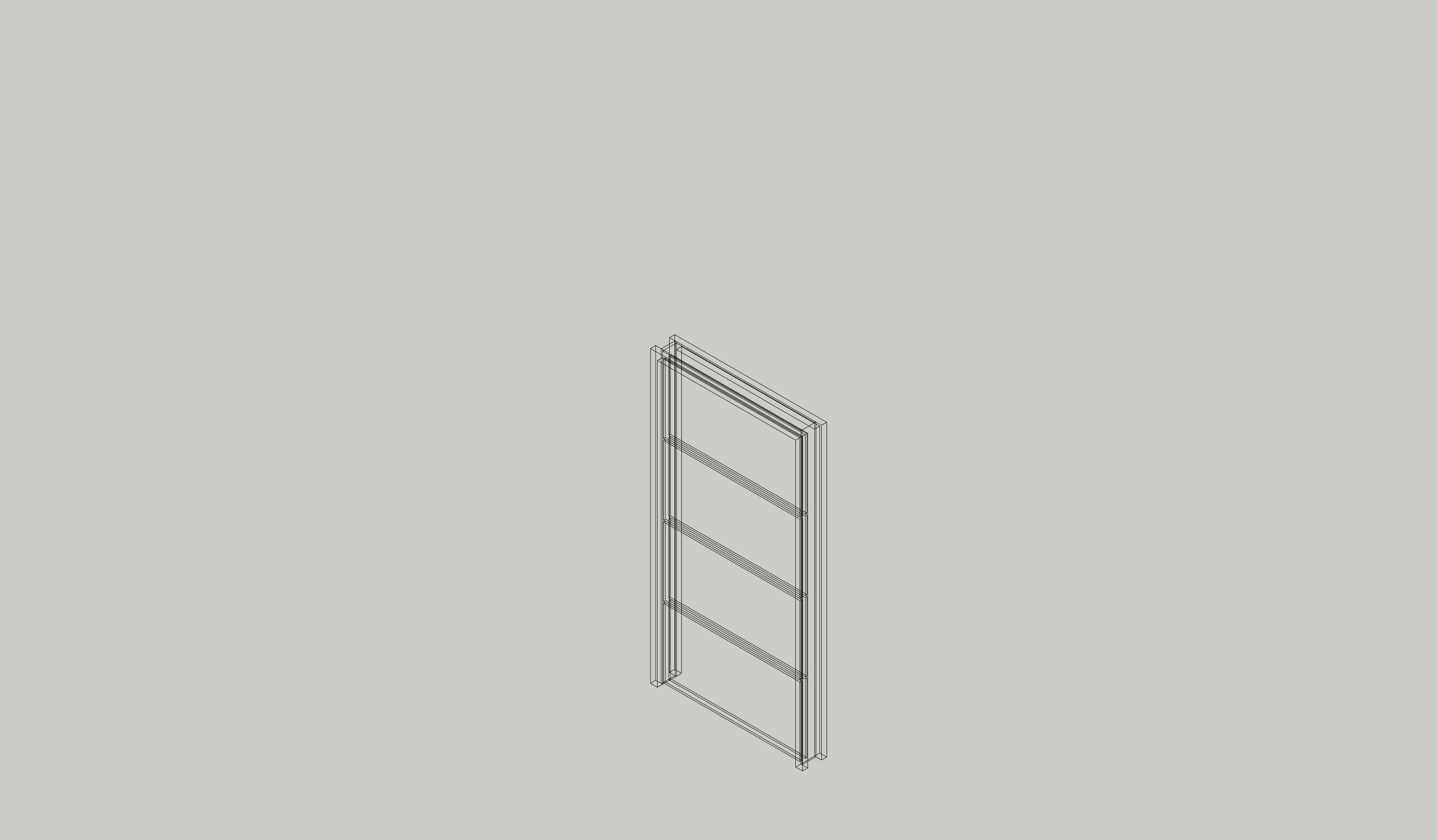 Minimalist Low-Poly Door Perfect for Game VR Environments Door 1 Low-poly 3D model_3