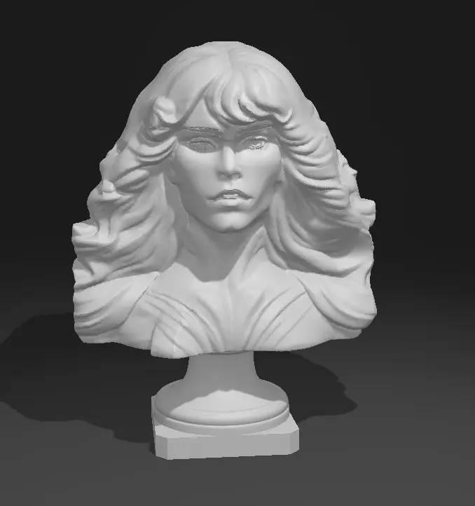 Griffith Berserk Portrait Head Sculpture 3D print model