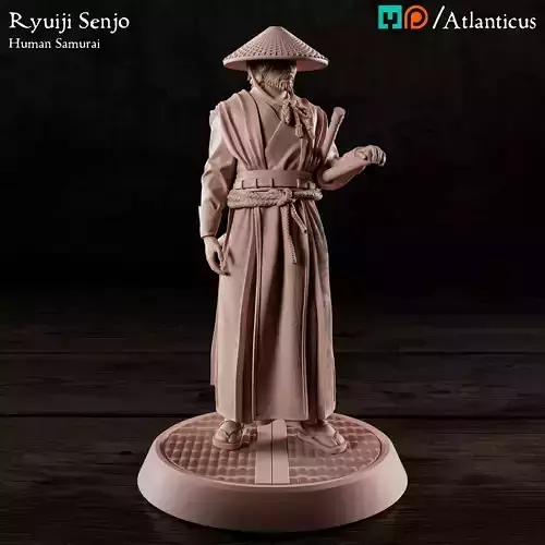 Male Human Ronin Samurai - Ryuiji Senjo 3D print model