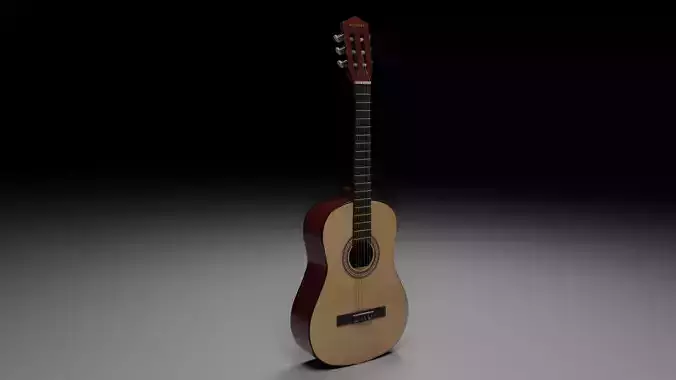 Guitar Pro 3D Blender Mode 3D model