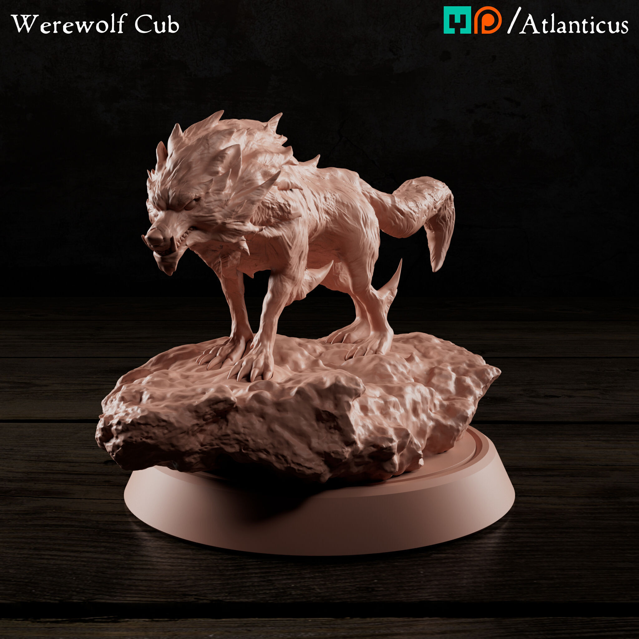 Werewolf Cub 3D print model_1