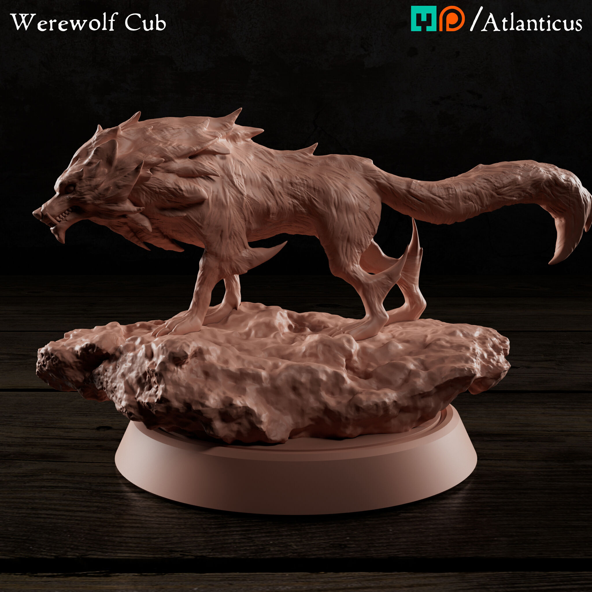 Werewolf Cub 3D print model_8