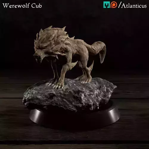 Werewolf Cub 3D print model