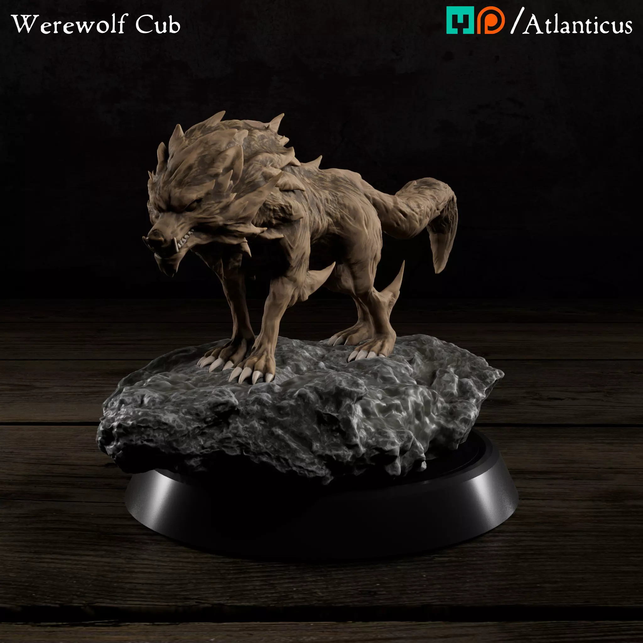 Werewolf Cub 3D print model_0