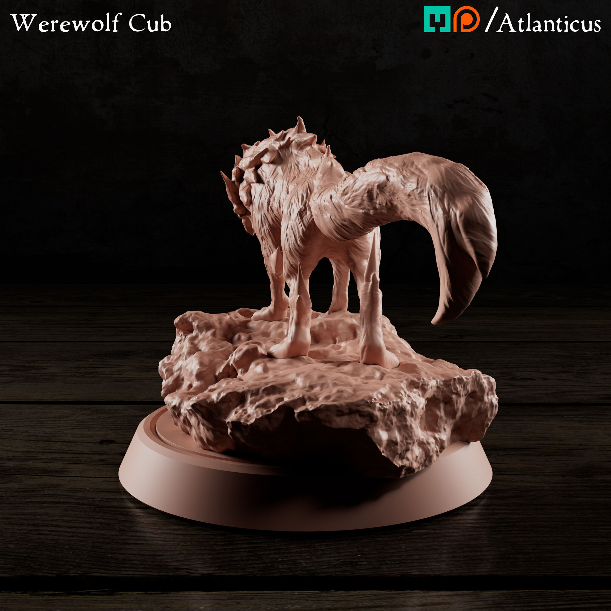 Werewolf Cub 3D print model_6