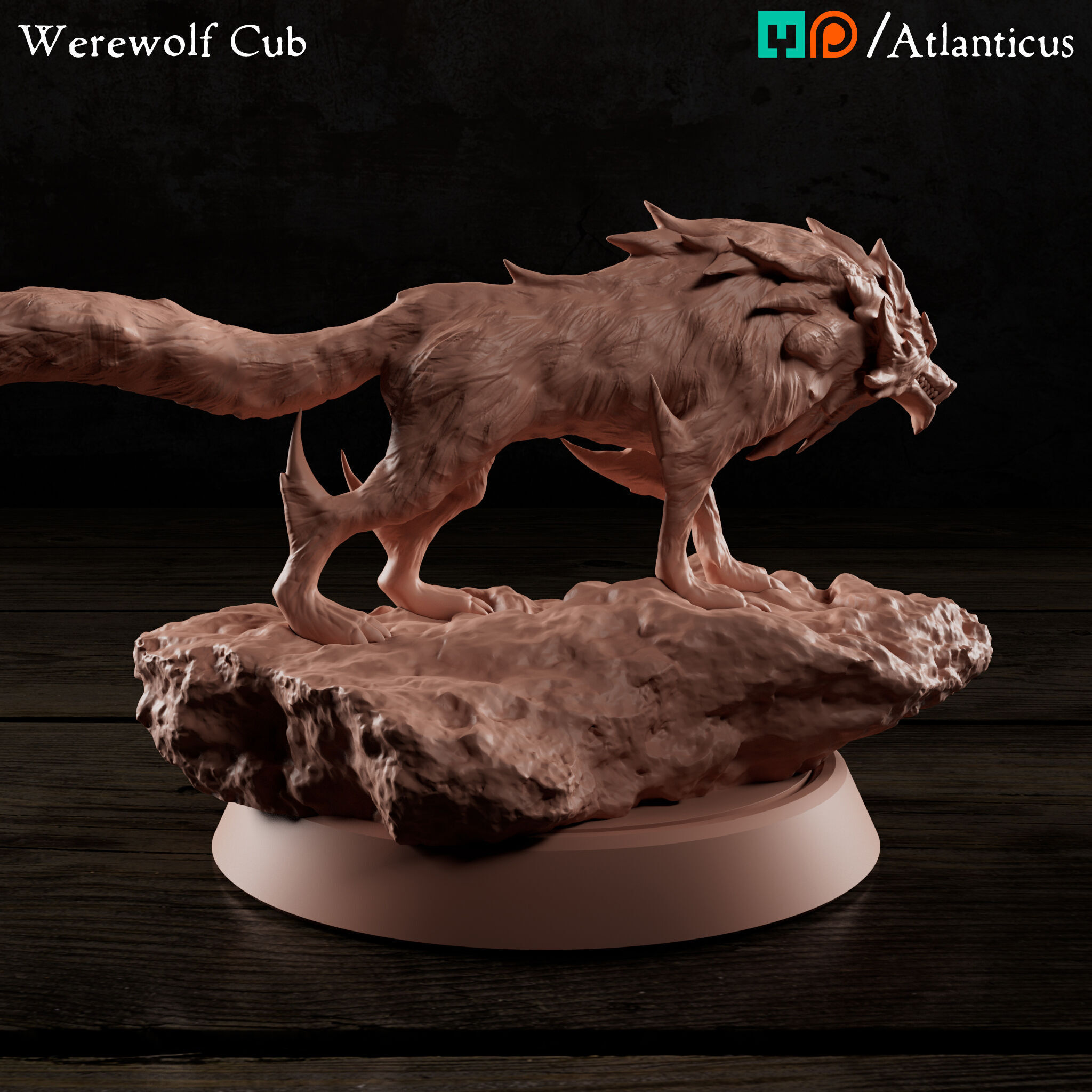 Werewolf Cub 3D print model_4