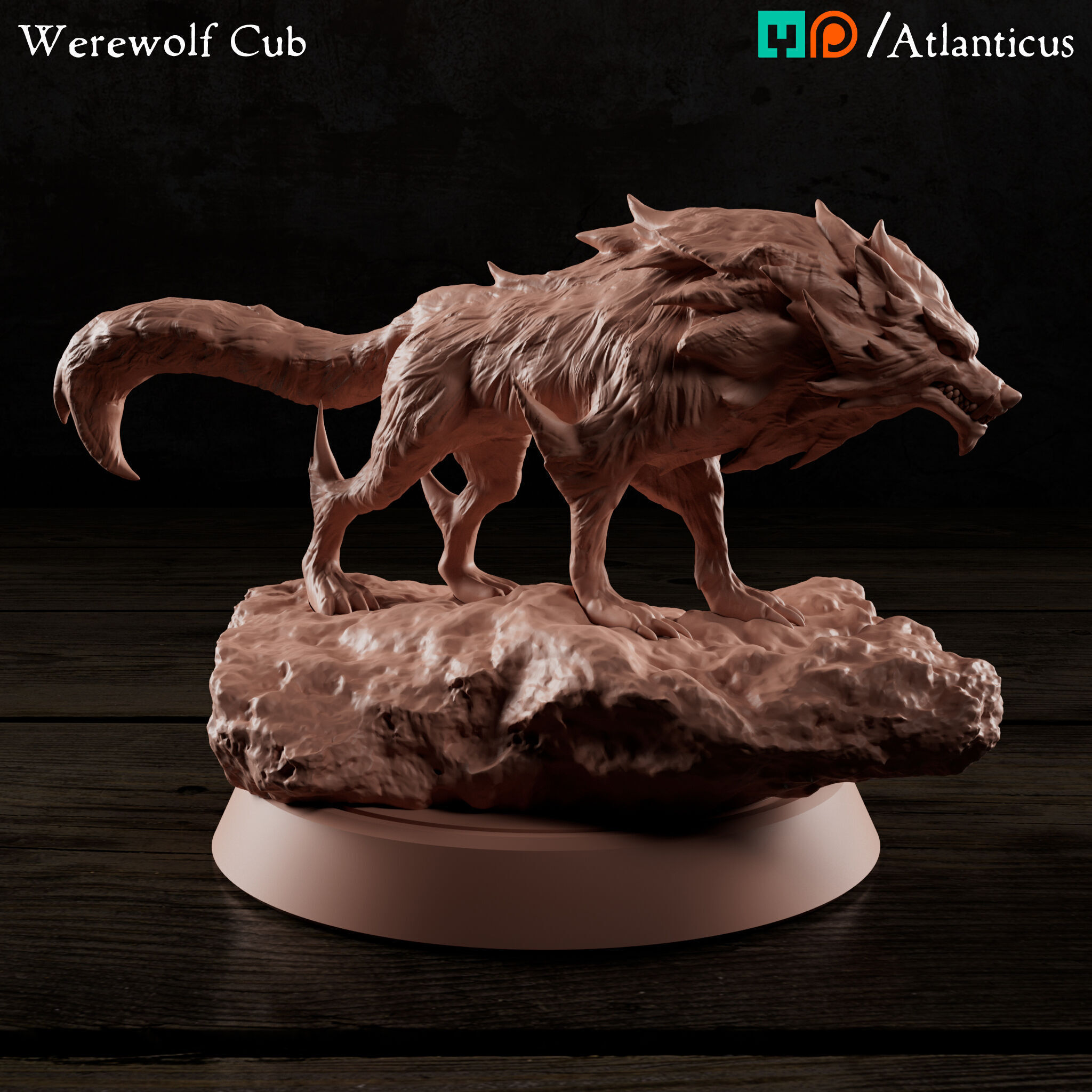 Werewolf Cub 3D print model_3
