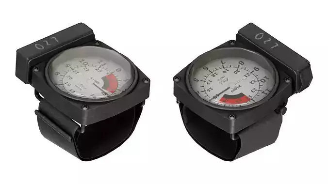 ALTIMETER MA2 30 Low-poly 3D model