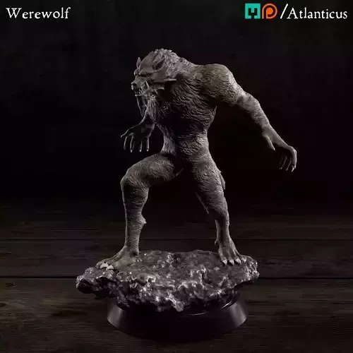 Werewolf 3D print model
