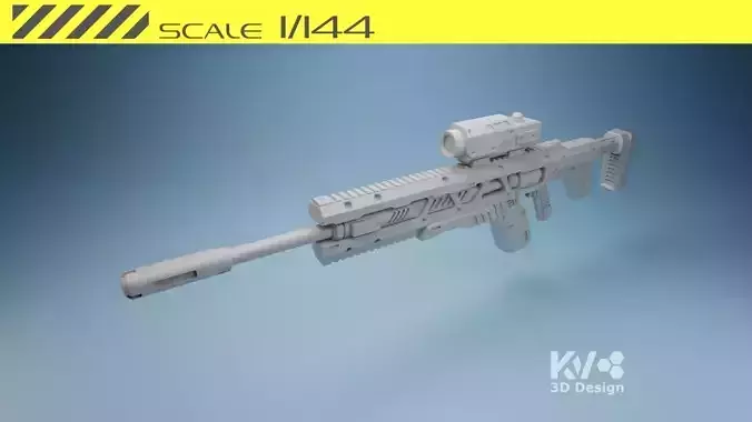 KV-Sci-Fi Weapon-005 3D
