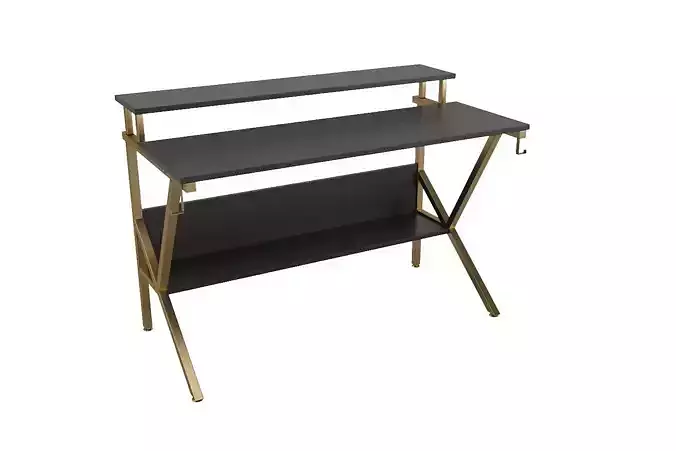 Michael 100cm Computer Desk Study Table 3D model