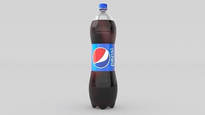 Pepsi 2 liters bottle Free 3D model