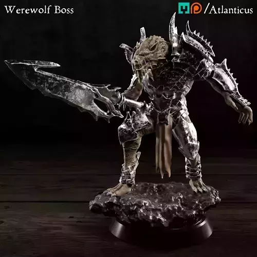 Werewolf Boss 3D print model