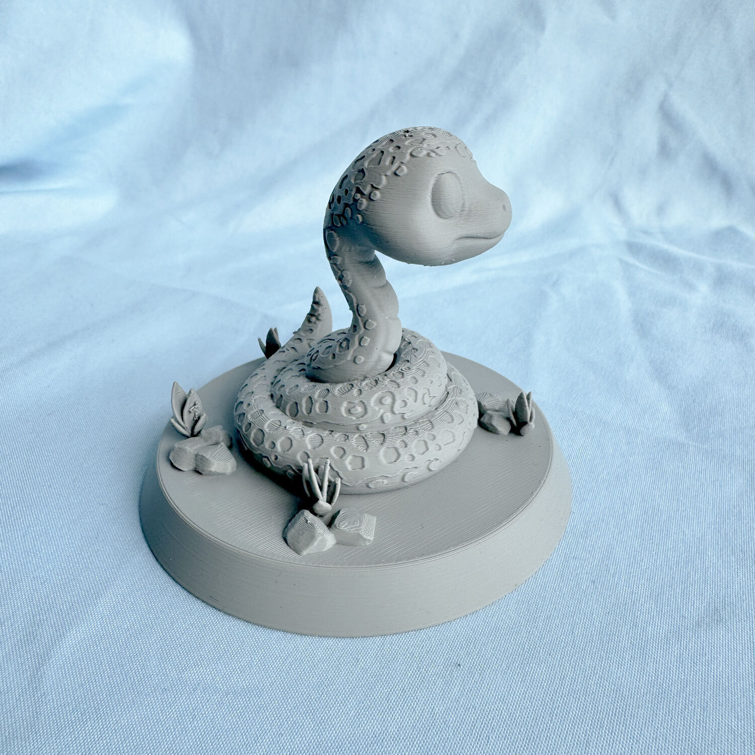 Cute Snake-Lunar new year of Snake 3D print model_8