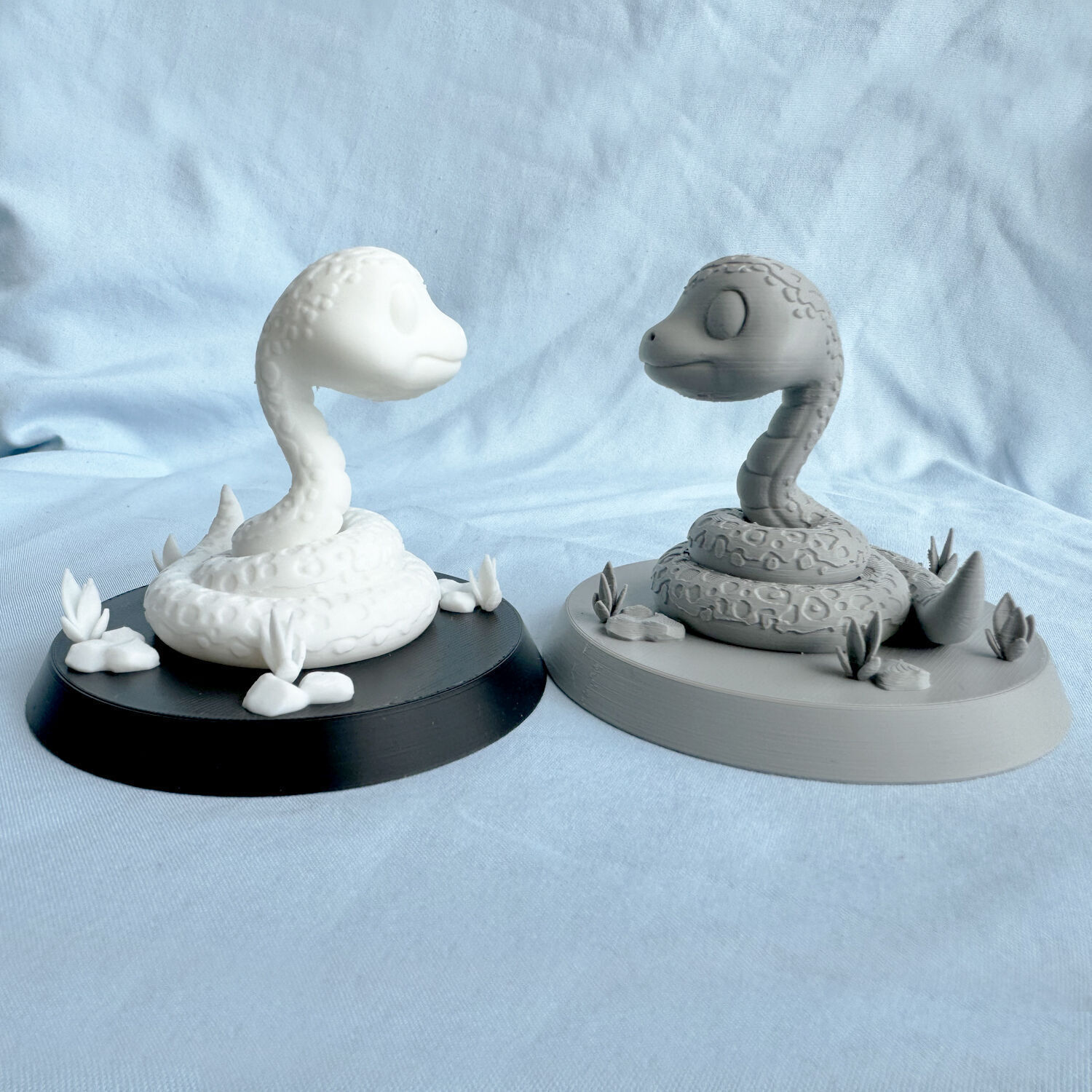Cute Snake-Lunar new year of Snake 3D print model_1