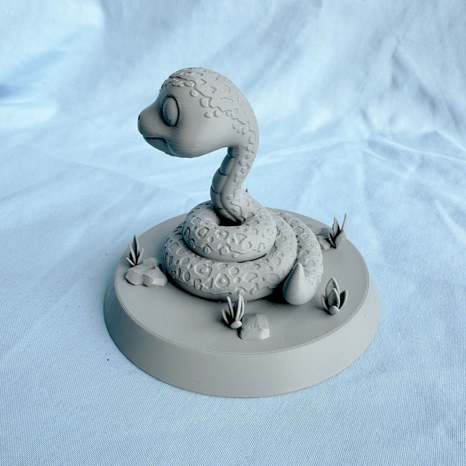 Cute Snake-Lunar new year of Snake 3D print model_10