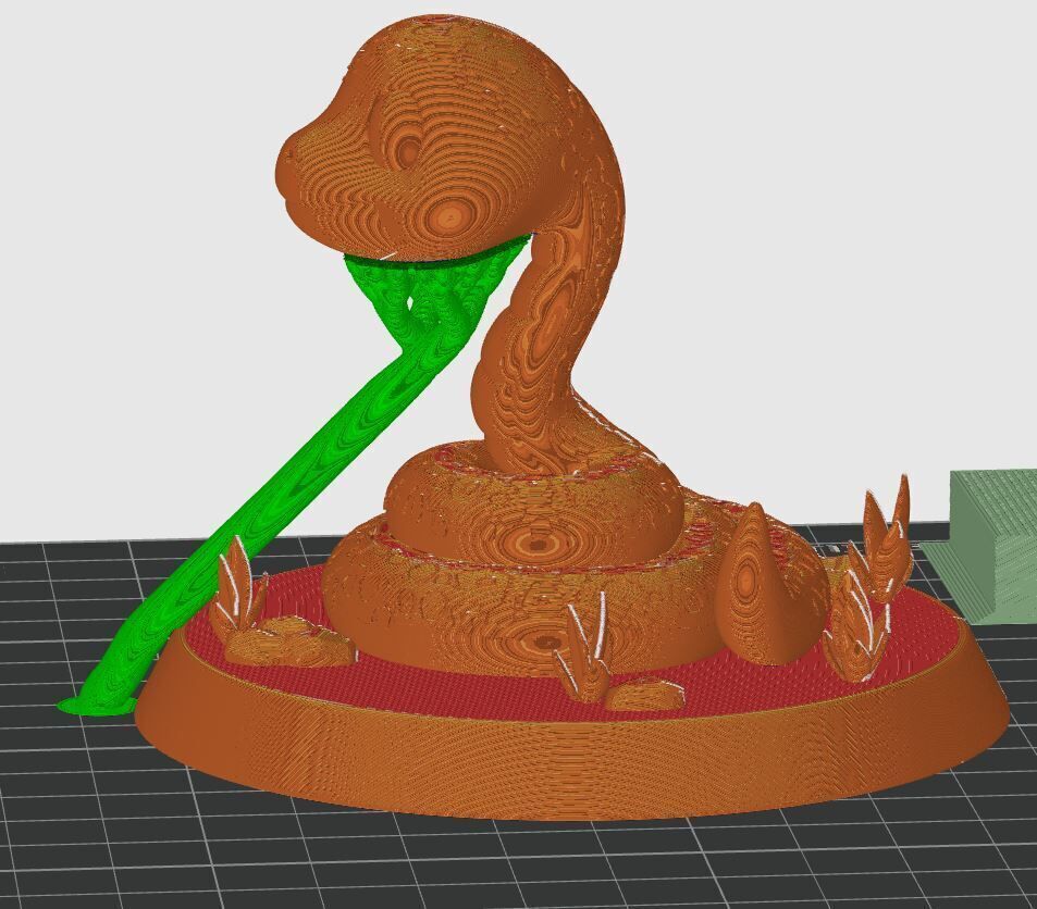 Cute Snake-Lunar new year of Snake 3D print model_11