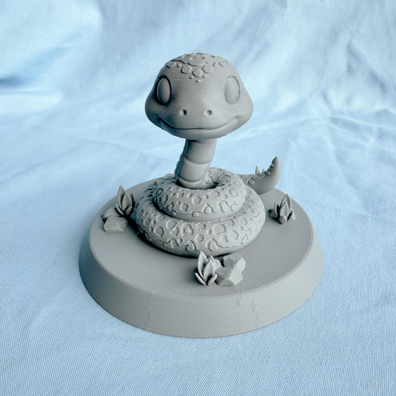 Cute Snake-Lunar new year of Snake 3D print model_7